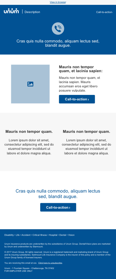 Unum email template 1