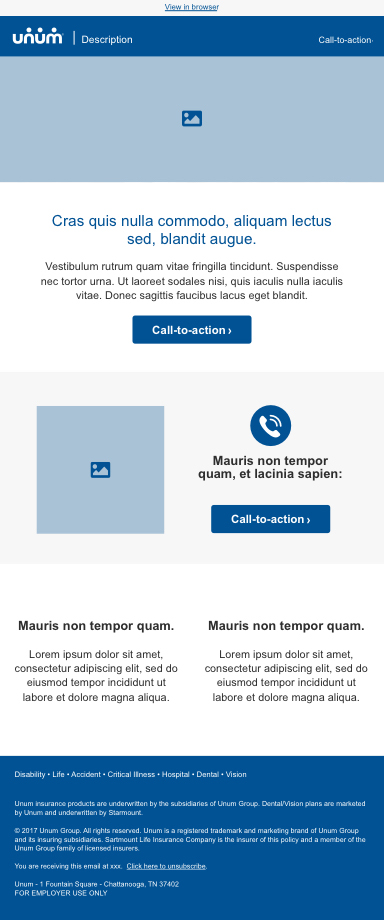 Unum email template 2