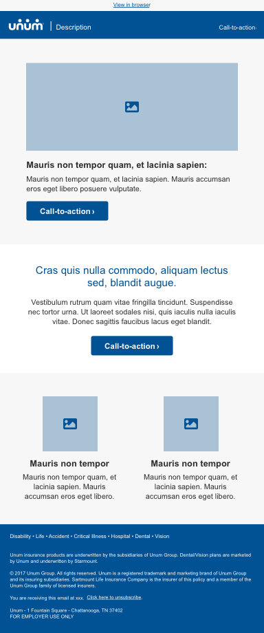 Unum email template 3